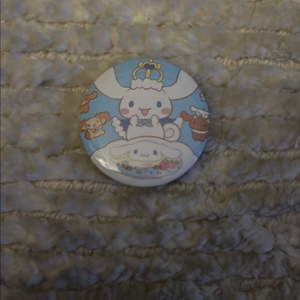 Cute Character Button Pin